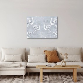 Obraz - Perłowe kwiaty (70x50 cm)