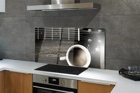 Szklany Panel Melodia i Aromat Kawy