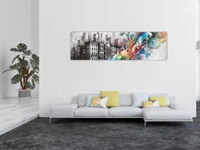 Obraz - Przemysłowe życie (170x50 cm)