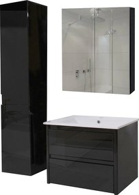 Zestaw łazienkowy MCW-B19b,  czarny