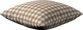 Poszewka Kinga na poduszkę kolor beżowy tkanina wzorzysta