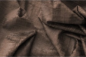 Zaciemniająca zasłona LOOM VELVET 140x250 cm, brązowa Zawieszanie: Metalowe pierścienie