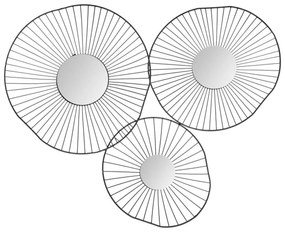 Lustro dekoracyjne WIRED, 65 x 50 cm, kompozycja 3 luster
