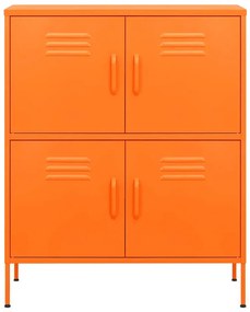 Pomarańczowa stalowa szafka wielofunkcyjna F6-T14