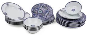 Komplet naczyń porcelanowych 24-częściowy Kutahya Maledives