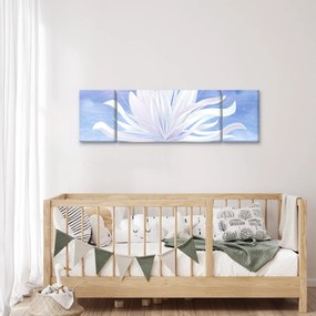 Obraz - Kwiat lotosu (170x50 cm)