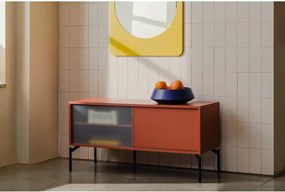 Szafka pod TV w kolorze terakoty 116x55x42 cm Met Mini – noo.ma