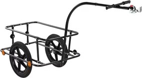 Przyczepa rowerowa TERY, 90l, 61x153x90cm, czarna Monzana
