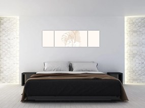 Obraz - Line art monstera N⁰1 (170x50 cm)