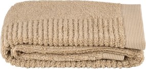 Beżowy bawełniany ręcznik frotte 50x100 cm Classic – Zone