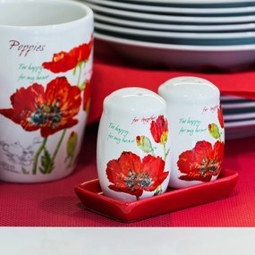 Banquet Solniczka i pieprzniczka Red Poppy