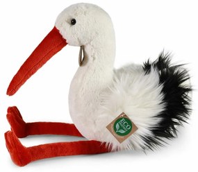 Rappa Pluszowy bocian 28 cm ECO-FRIENDLY