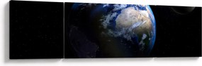 Obraz planety Ziemia (170x50 cm)