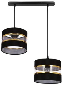 Czarna nowoczesna lampa wisząca - D254 T5-Z16