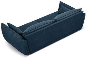 Ciemnoniebieska sofa 208 cm Vanda – Mazzini Sofas