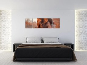 Obraz - Wielki słoń afrykański (170x50 cm)