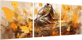 Obraz - Uzdrowiciel (z zegarem) (90x30 cm)