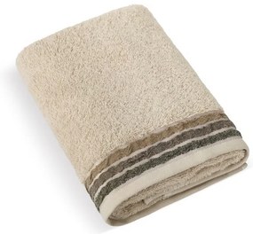Bellatex Ręcznik frotte Léga beżowy, 70 x 140 cm, 70 x 140 cm