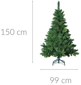 Choinka zielona na święta, 150 cm