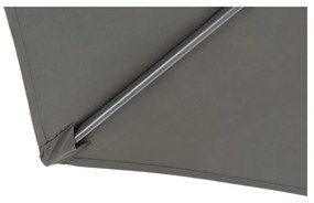 Czarny parasol ogrodowy ø 300 cm Roja – Rojaplast