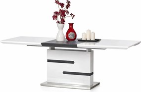 Stół rozkładany biały + popiel T9-S53