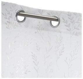 Firanka w biało-srebrnym kolorze 140x260 cm Buds – Casa Selección