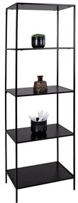 Czarny regał House Nordic Vita Shelf, 51x170 cm