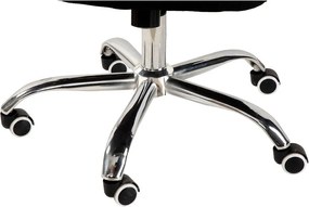 Czarne tapicerowane krzesło biurowe Arco – Bonami Essentials