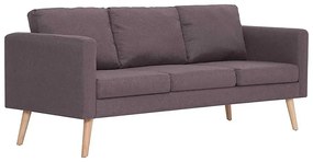 Trzyosobowa kanapa w kolorze taupe - Imex 3X