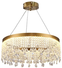 LAMPA SUFITOWA WISZĄCA LED APP1731-1CP Złota 60cm
