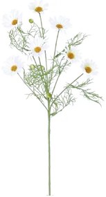 Sztuczna stokrotka biała, 79 cm