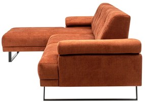 Orange Artie Mustang sofa narożna, lewy narożnik