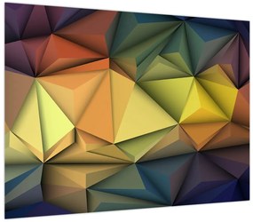 Obraz - Wielokątna abstrakcja 3D (70x50 cm)