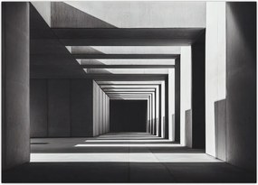 Obraz - Kwadratowy tunel (70x50 cm)