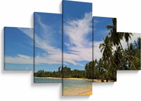 Obraz plaży (125x70 cm)