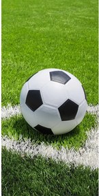 Zielony bawełniany ręcznik dziecięcy 70x140 cm Football – Jerry Fabrics