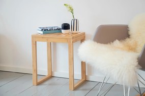 Taboret łazienkowy BAMBUSA, bambusowy, WENKO