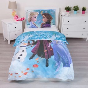 Bawełniana pościel dziecięca jednoosobowa 140x200 cm Frozen – Jerry Fabrics