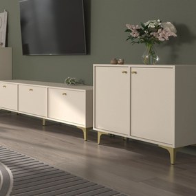 Komoda TORINO 84 cm do Salonu Sypialni Odcienie beżu