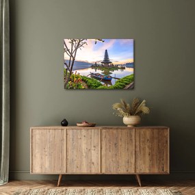 Obraz - Świątynia Pura Bratan (70x50 cm)