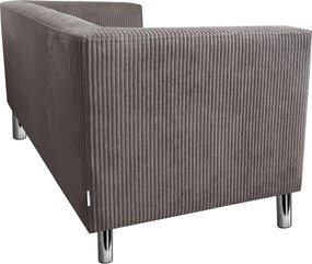 Sofa Monaco : Kolor nogi - Chrom, Kolor tkaniny - Kronos22/Poso22, Typ tkaniny - Kronos/Poso, Wysokość nogi - 15 cm