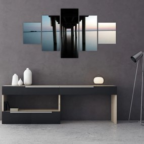 Obraz - spokojna powierzchnia wody (125x70 cm)