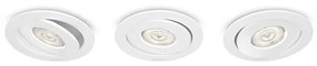 Philips 59183/31/16 - ZESTAW 3x LED Oprawa wpuszczana ASTEROPE LED/4,5W/230V