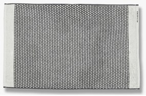 Czarno-biały tekstylny dywanik łazienkowy 50x80 cm Grid – Mette Ditmer Denmark