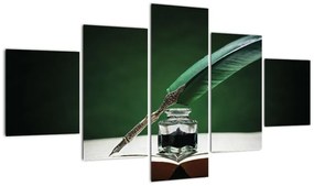 Obraz pióra do pisania (125x70 cm)