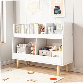 Półka na książki i gazety dla dzieci – szafka na zabawki typu biblioteka 60 cm