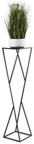Stojak na kwiaty LOFT 100x23,5 cm czarny