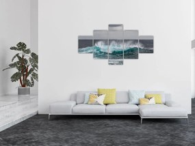 Obraz - Fale w oceanie (125x70 cm)