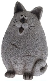 Ceramiczna kotka Lukrecia szara, 33 x 23 cm