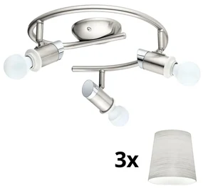 Eglo - LED Oświetlenie punktowe MY CHOICE 3xE14/4W/230V  chrom/kremowy